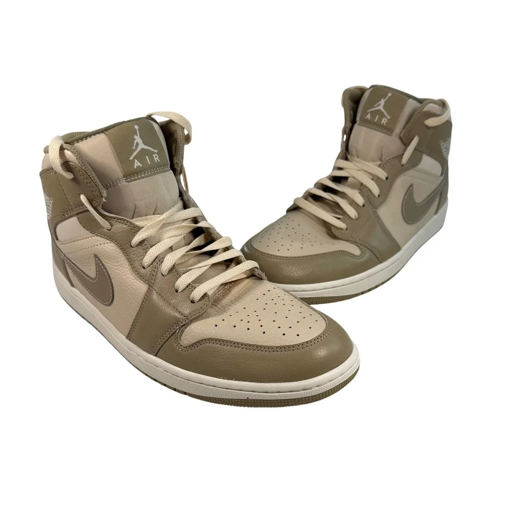 Nike Air Jordan 1 Mid Legend Light Brown Tan HF4830-203 Mens 13 Basketball Shoes